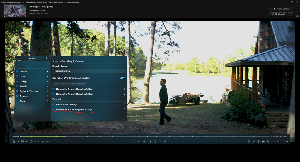 HDR Tone Mapping Toggle